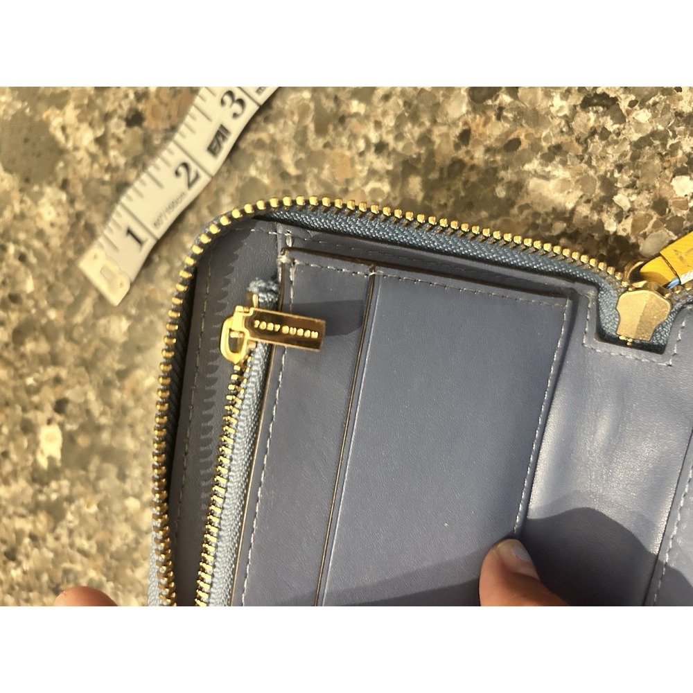 Tory Burch Robinson Mini Balloon Stripe Leather Continental Wallet - Picture 12 of 16
